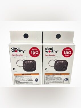 2 Pack deal Worthy Item Locator Compatible With Apple Find My Item